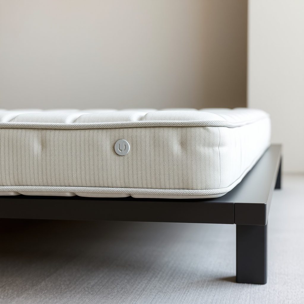 Futon bed in a modern setting